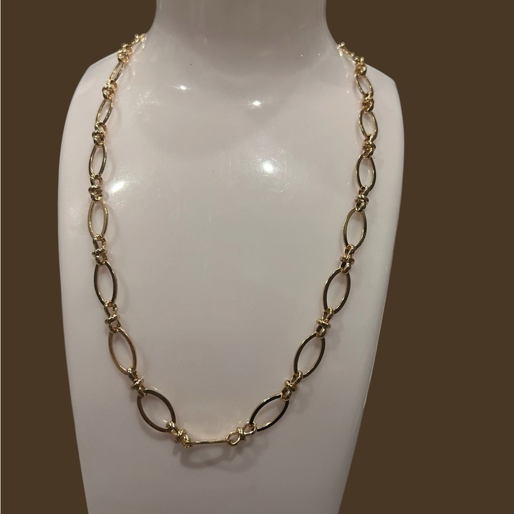 Forever 21 Gold Link Statement Necklace – NWT
